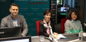 Paweł Petkowski, Grażyna Czajkowska, Aleksandra Gosk (fot. Radio Gdańsk/Martyna Krawcewicz)