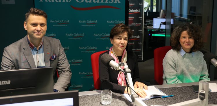 Paweł Petkowski, Grażyna Czajkowska, Aleksandra Gosk (fot. Radio Gdańsk/Martyna Krawcewicz)