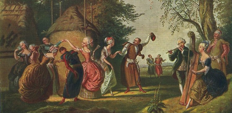 Korneli Szlegel „Polonez pod gołym niebem” (fot. Wikimedia Commons)