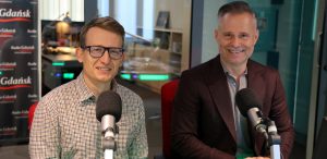 Bogusław Wieczorek i dr Radosław Stojek (fot. Radio Gdańsk/Martyna Krawcewicz)