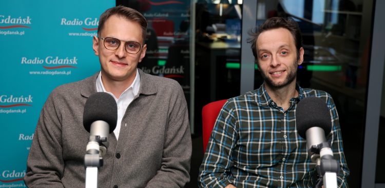 Dr Marcin Ekman i prof. Jakub Mieczkowski (fot. Radio Gdańsk/Martyna Krawcewicz)