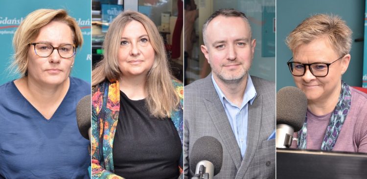 Sylwia Betlej, Zofia Pomirska, Karol Ważny, Elżbieta Strzelczyk (fot. Radio Gdańsk/Martyna Krawcewicz)