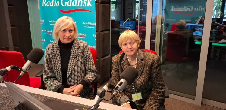 Anita Richert-Kaźmierska i Anna Rębas (fot. Radio Gdańsk)