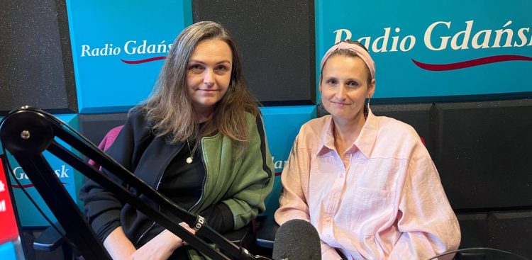 Anna Ligęza i Olga Blumczyńska (fot. Radio Gdańsk/Joanna Merecka-Łotysz)