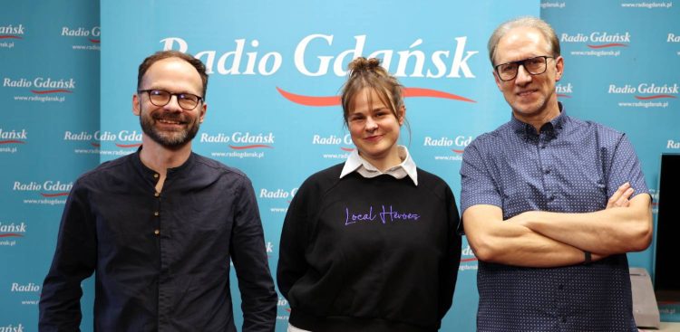 Bartosz Filip, Anna Balkiewicz, Tomasz Żółtowski (fot. Radio Gdańsk/Martyna Krawcewicz)