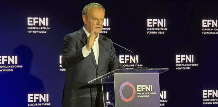 Donald Tusk wziął udział w Europejskim Forum Nowych Idei w Sopocie (fot. Radio Gdańsk/Sebastian Kwiatkowski)