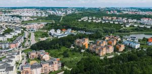 Okolice planowanego przystanku PKM Kowale (fot. Michał Wesołek/Werbrand&Unicorns/PKM)