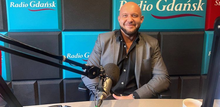 Konrad Kukier (fot. Radio Gdańsk/Joanna Merecka-Łotysz)