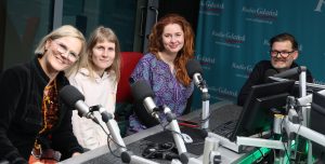 Olga Krasoń, Anna Bochnak, Joanna Gostkowska i Romuald Wicza-Pokojski (fot. Radio Gdańsk/Adrian Kasprzycki)