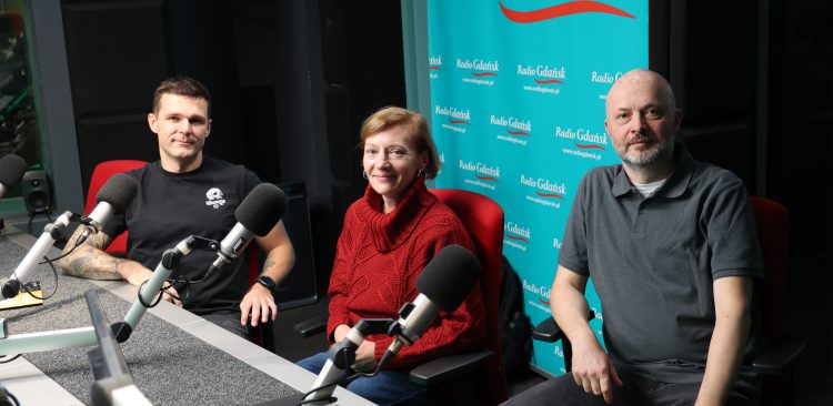 Piotr Pędziszewski, Agnieszka Pazdykiewicz i Piotr Wittman (fot. Radio Gdańsk/Piotr Puchalski)