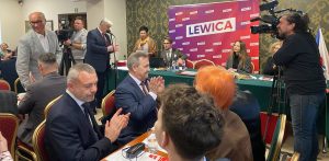 Wojewódzki kongres Nowej Lewicy w Gdańsku, 18.10.2025 r. (fot. Radio Gdańsk/Kuba Kaługa)