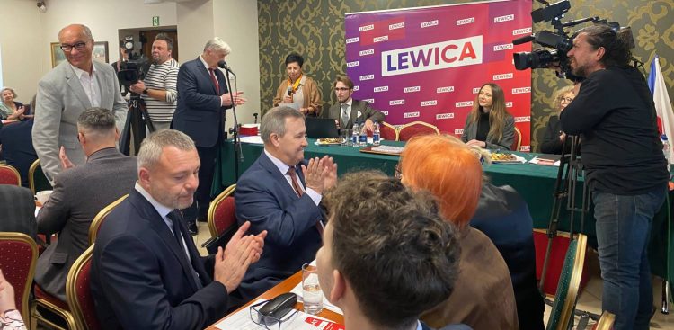 Wojewódzki kongres Nowej Lewicy w Gdańsku, 18.10.2025 r. (fot. Radio Gdańsk/Kuba Kaługa)