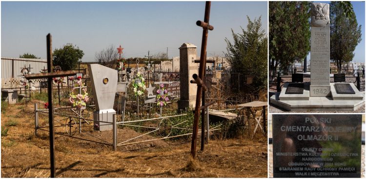 Cmentarz Olmazor (dawniej Wriewskij) w obwodzie taszkenckim (II) (fot. Polskie cmentarze w Uzbekistanie, projekt Muzeum Pamięci Sybiru w Białymstoku, Muzeum II Wojny Światowej w Gdańsku i Ambasady RP w Taszkencie)