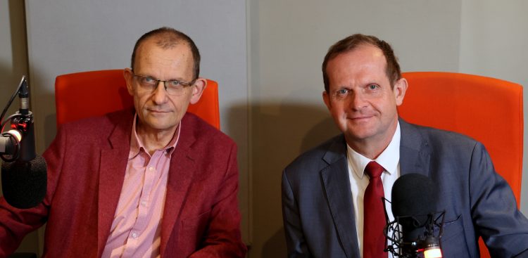 Dr hab. Adam Szarszewski i prof. dr hab. Michał Markuszewski (fot. Radio Gdańsk/Adrian Kasprzycki)