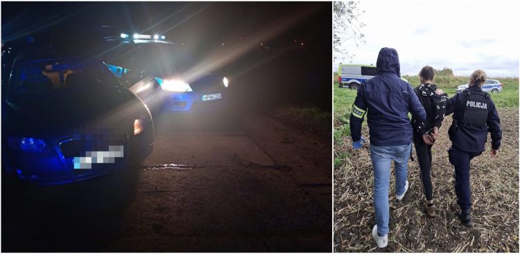 Nastolatek pod wpływem amfetaminy uciekał przed policją z Żukowa (fot. KPP w Żukowie)