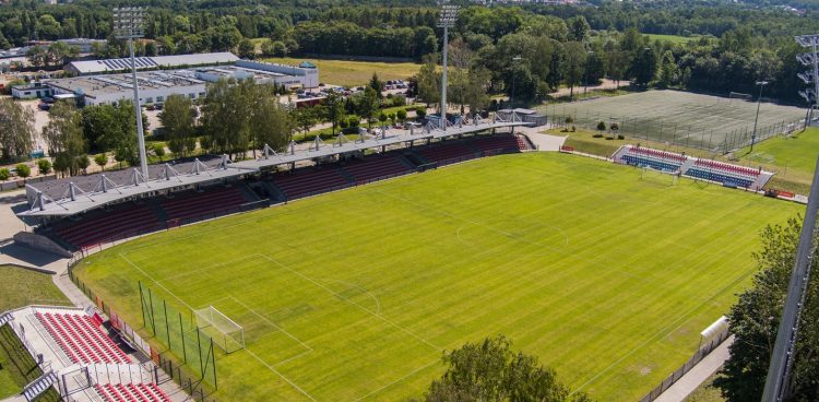 Stadion piłkarski Gryf (fot. SOSIR Słupsk)