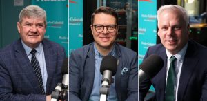 Kazimierz Plocke, Krzysztof Szymański, Karol Rabenda (fot. Radio Gdańsk/Martyna Krawcewicz)