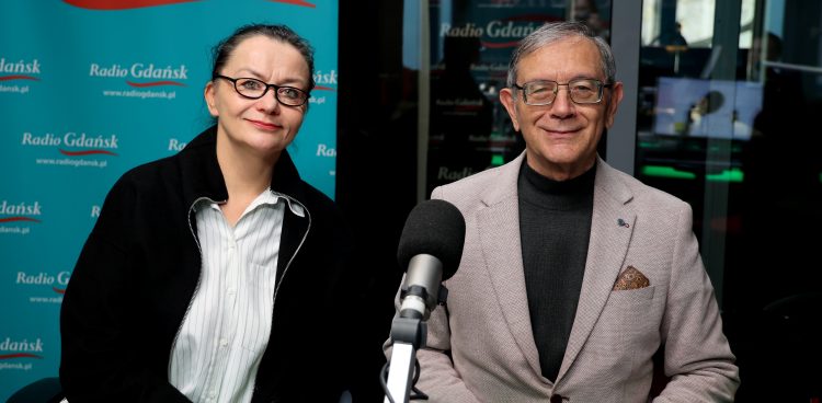 Wioletta Kakowska-Mehring i prof. Marek Grzybowski (fot. Radio Gdańsk/Martyna Krawcewicz)