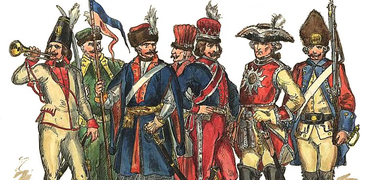 Żołnierze polscy w latach 1697-1795 (fot. Wikimedia Commons)