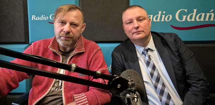 Radosław Waszkiewicz i Maciej Chaberski (fot. Radio Gdańsk/Martyna Krawcewicz)