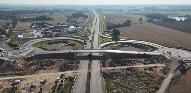 Prace na odcinku Słupsk - Sławno (fot. GDDKiA)