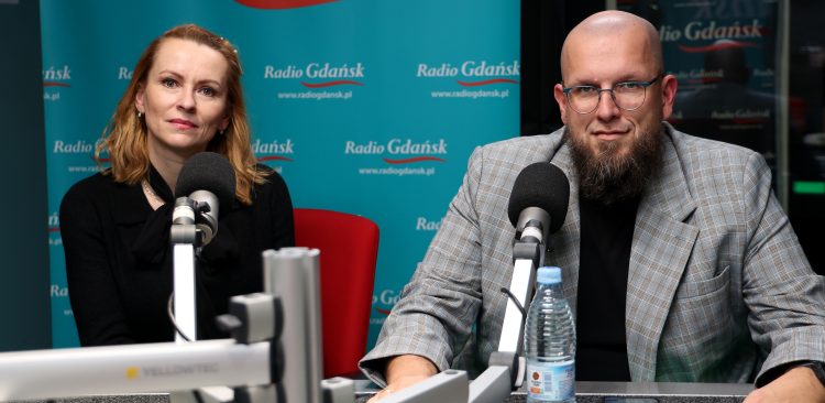 Aneta Tucka i Jarosław Szydłak (fot. Radio Gdańsk/Paweł Marszałkowski)