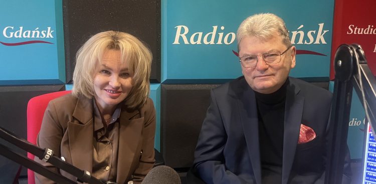Anetta Barna-Feszak i Andrzej Sapiński (fot. Radio Gdańsk/Joanna Merecka-Łotysz)