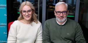 Ewa Navarro Mora, Robert Raszczyk (fot. Radio Gdańsk/Martyna Krawcewicz)
