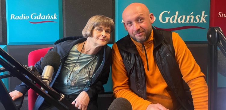Joanna Chudzińska i Klaudiusz Dyjas (fot. Radio Gdańsk/Joanna Merecka-Łotysz)