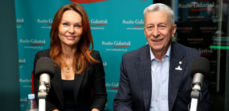 Joanna Bojarska i Marek Krzykowski (fot. Radio Gdańsk/Martyna Krawcewicz)