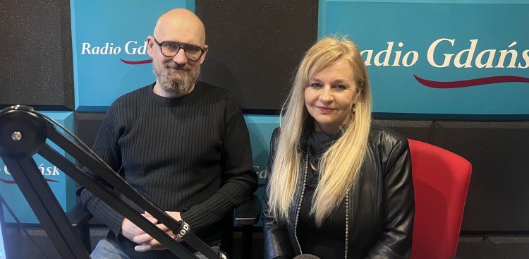 Maciej Fusiara i Angelika Szuran-Karpiej (fot. Radio Gdańsk/Joanna Merecka-Łotysz)