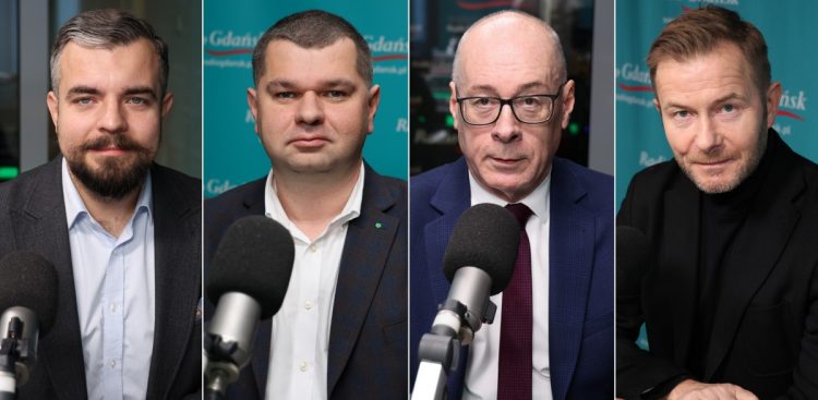 Michał Urbaniak, Adam Gawrylik, Kazimierz Koralewski, Ryszard Świlski (fot. Radio Gdańsk/Martyna Krawcewicz)
