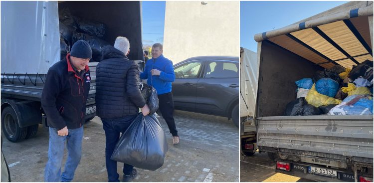 Akcja "Mobilny PSZOK" w gminie Stężyca (fot. Gmina Stężyca)