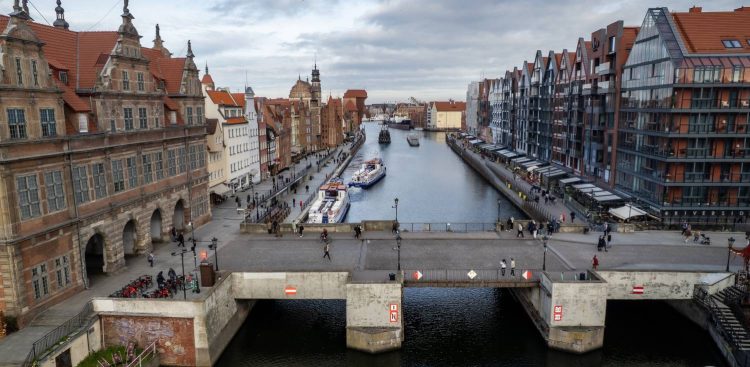 Most Zielony czeka na remont. Gdańsk, 05.11.2025 r. (fot. Paweł Marcinko / KFP)