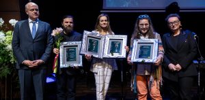 Nagrodzeni w konkursie "Bursztyny Radia Gdańsk" (Fot. Jacek Klejment)