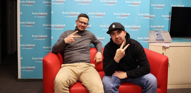 Marcin "Teraz Ja" Stasiak i Aleks Balet (fot. Radio Gdańsk/Paweł Kątnik)