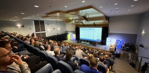 Konferencja "Lokalna Energia. Wiele Możliwości" poświęcona transformacji energetycznej. Słupsk, 25.11.2025 r. (fot. Radio Gdańsk/Łukasz Kosik)