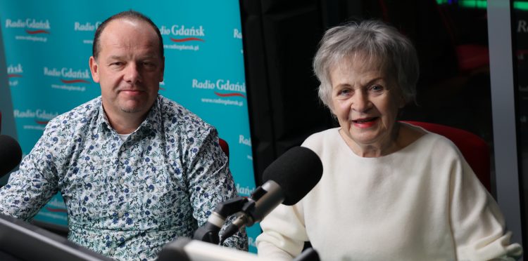 Szczepan Sakowicz i Anna Zielińska-Głębocka (fot. Radio Gdańsk/Adrian Kasprzycki)
