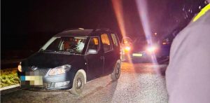 Wypadek z udziałem pieszej na ul. Gdańskiej w Słupsku (fot. KMP w Słupsku)