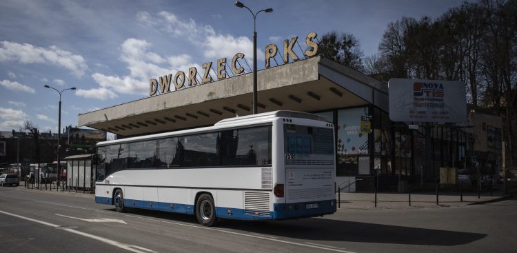Dworzec autobusowy w Gdańsku (fot. KFP/Krzysztof Mystkowski)
