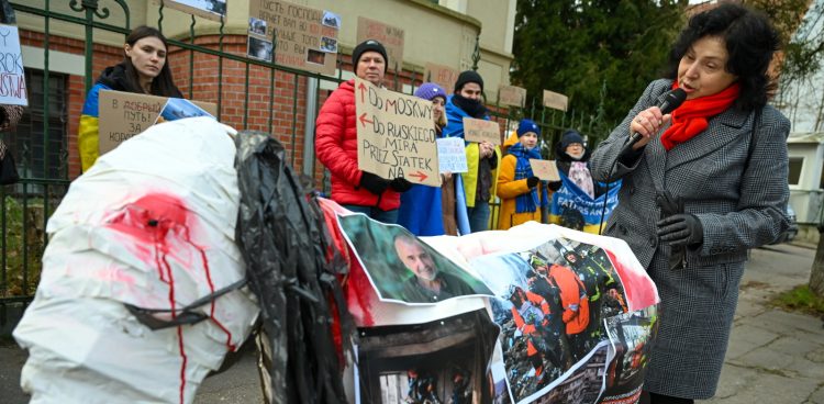 Akcja „Pożegnanie imperium” w Gdańsku (fot. PAP/Adam Warżawa)