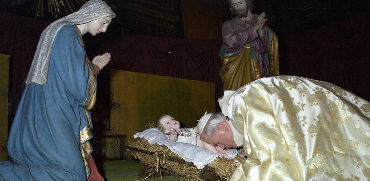 Jan Paweł II, Boże Narodzenie w 1982 roku (fot. Vatican News)