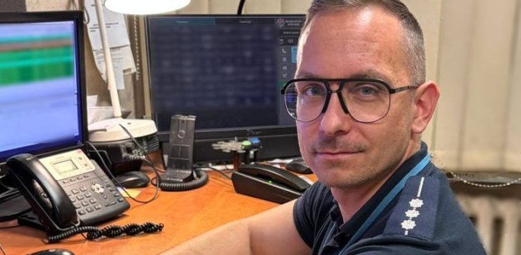 Asp. szt. Bartosz Kwiatkowski (fot. Komenda Miejska Policji w Gdańsku)