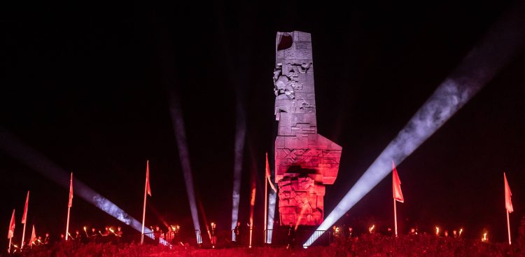 85. rocznica wybuchu II Wojny Światowej w Gdańsku. Uroczystości z udziałem premiera Donalda Tuska. Westerplatte, 01.09.2024 r. (fot. Krzysztof Mystkowski / KFP)