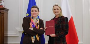 Marta Cienkowska i Agata Kozierańska-Burda (fot. Danuta Matloch/MKiDN)