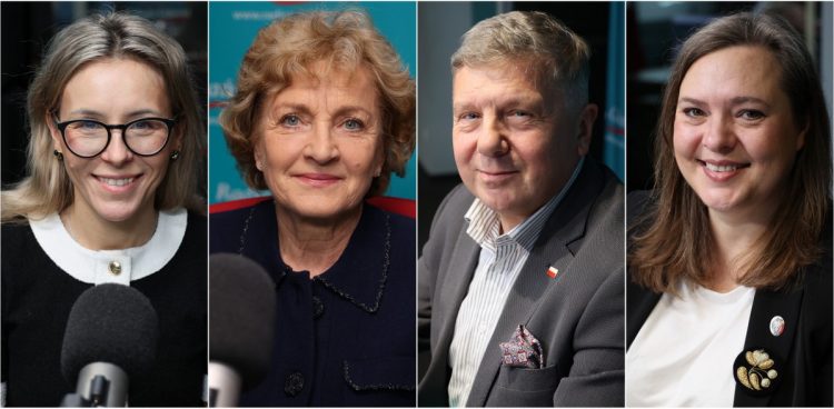 Agnieszka Buczyńska, Magdalena Kołodziejczak, Piotr Karczewski, Anna Górska (fot. Radio Gdańsk/Martyna Krawcewicz)