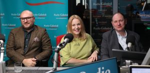 Łukasz Cora, Katarzyna Michałowska i Piotr Leszczyński (fot. Radio Gdańsk/Adrian Kasprzycki)