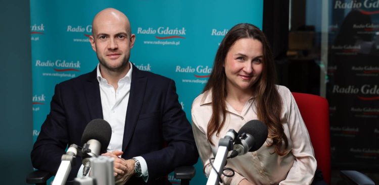 Paweł Lemski i Małgorzata Potocka-Bakłażec (fot. Radio Gdańsk/Adrian Kasprzycki)