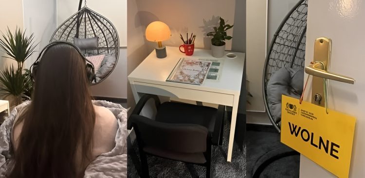 Politechnika Gdańska przygotowała "pokoje wyciszenia" w akademikach (fot. PG)