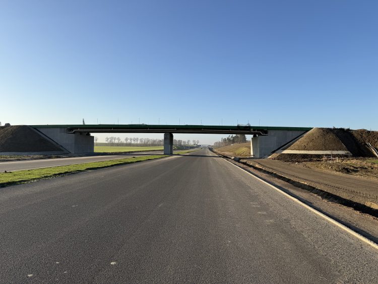 Prace na odcinku Leśnice - Skórowo drogi S6 (fot. Radio Gdańsk/Łukasz Kosik)